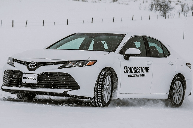 Bridgestone’s Blizzak WS90 at its Winter Driving School in Steamboat Springs, Colorado.